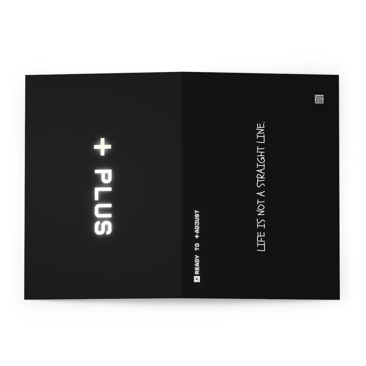 "Life Is Not A Straight Line" Motivational Card Pack (5 Pack)