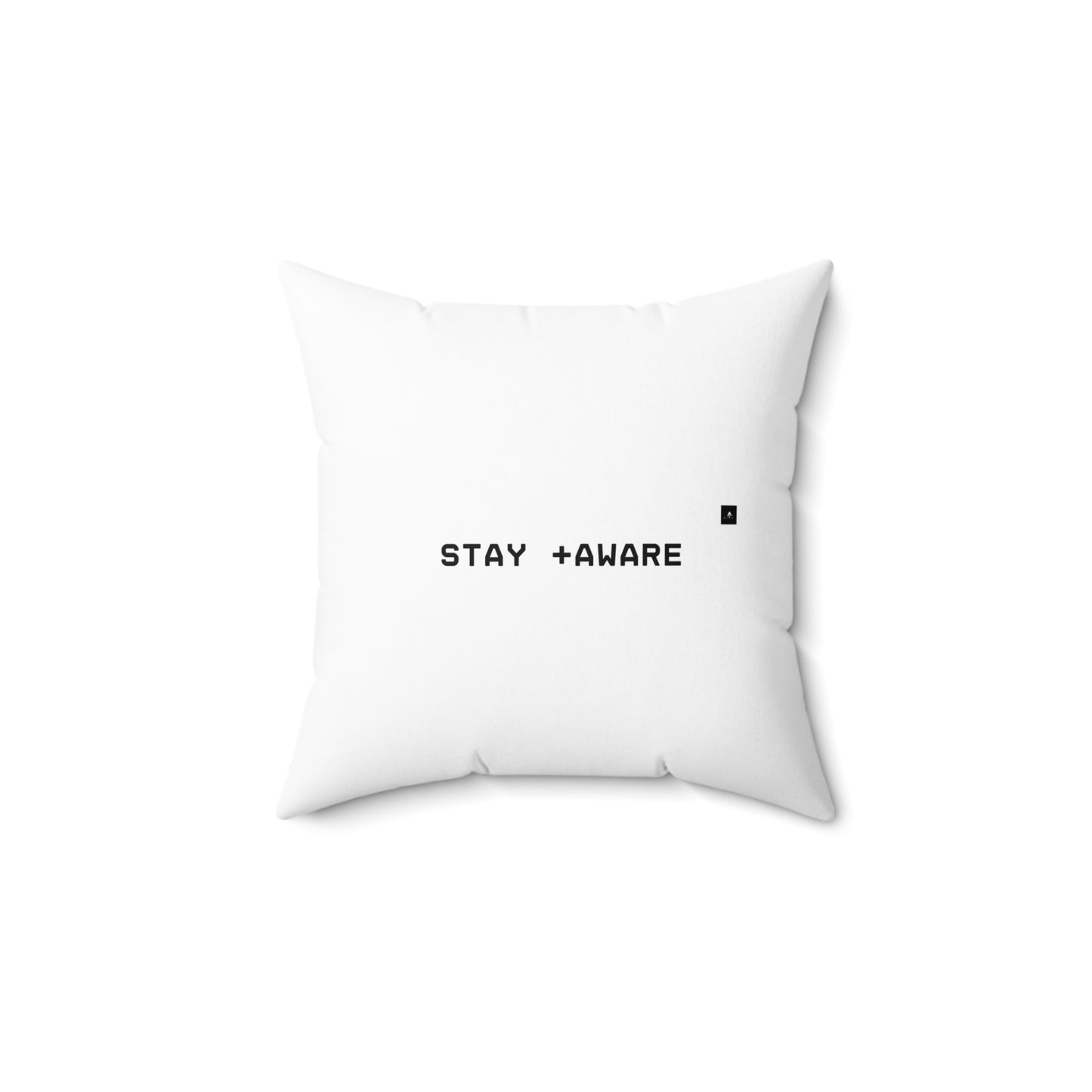 "Avoid Traps!" Square Pillow