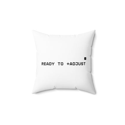 "Figuring It Out" Square Pillow