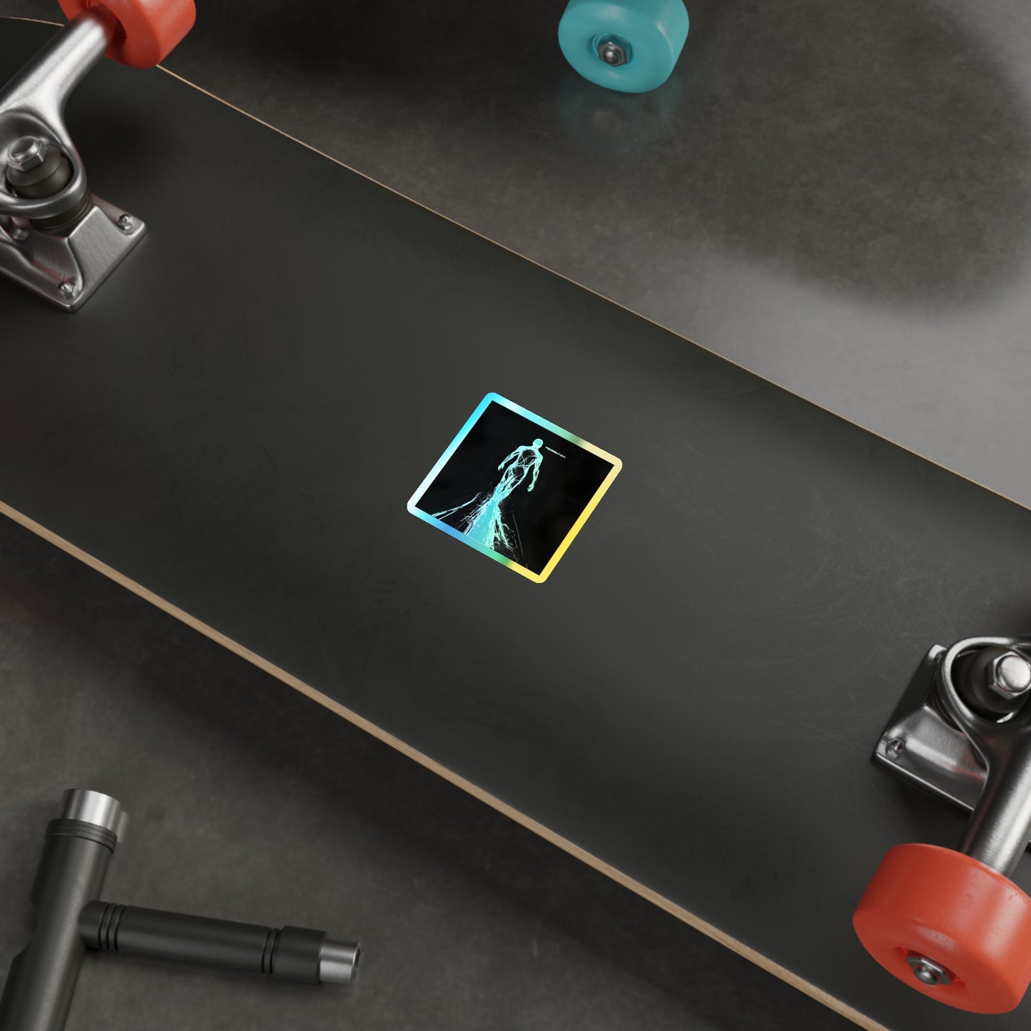 "Figuring It Out" Holographic Sticker