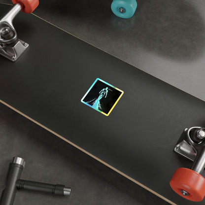 "Figuring It Out" Holographic Sticker