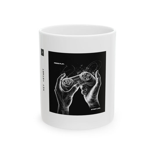 "Press Play" 11oz Mug