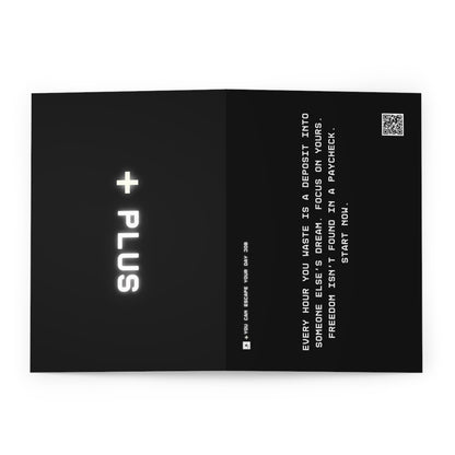 "Every hour you waste" Motivational Card Pack (5 Pack)