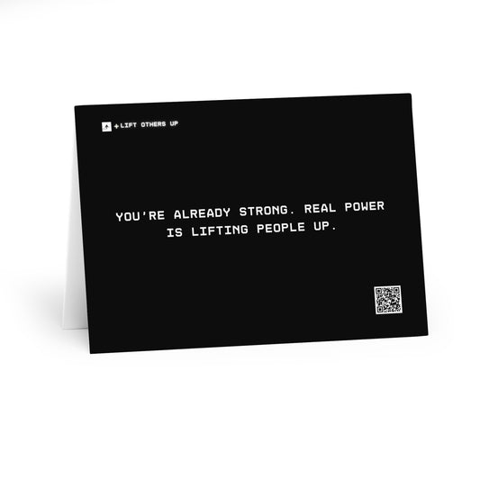"You’re already strong." Motivational Card Pack (5 Pack)