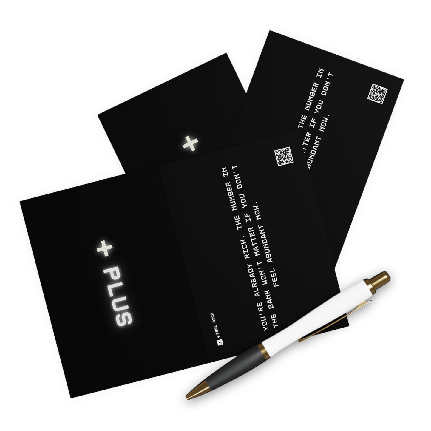 "+Feel Rich" Motivational Card Pack (5 Pack)