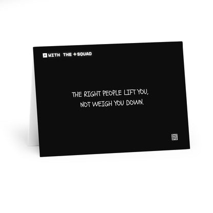 "The Right People Lift You" Motivational Card Pack (5 Pack)