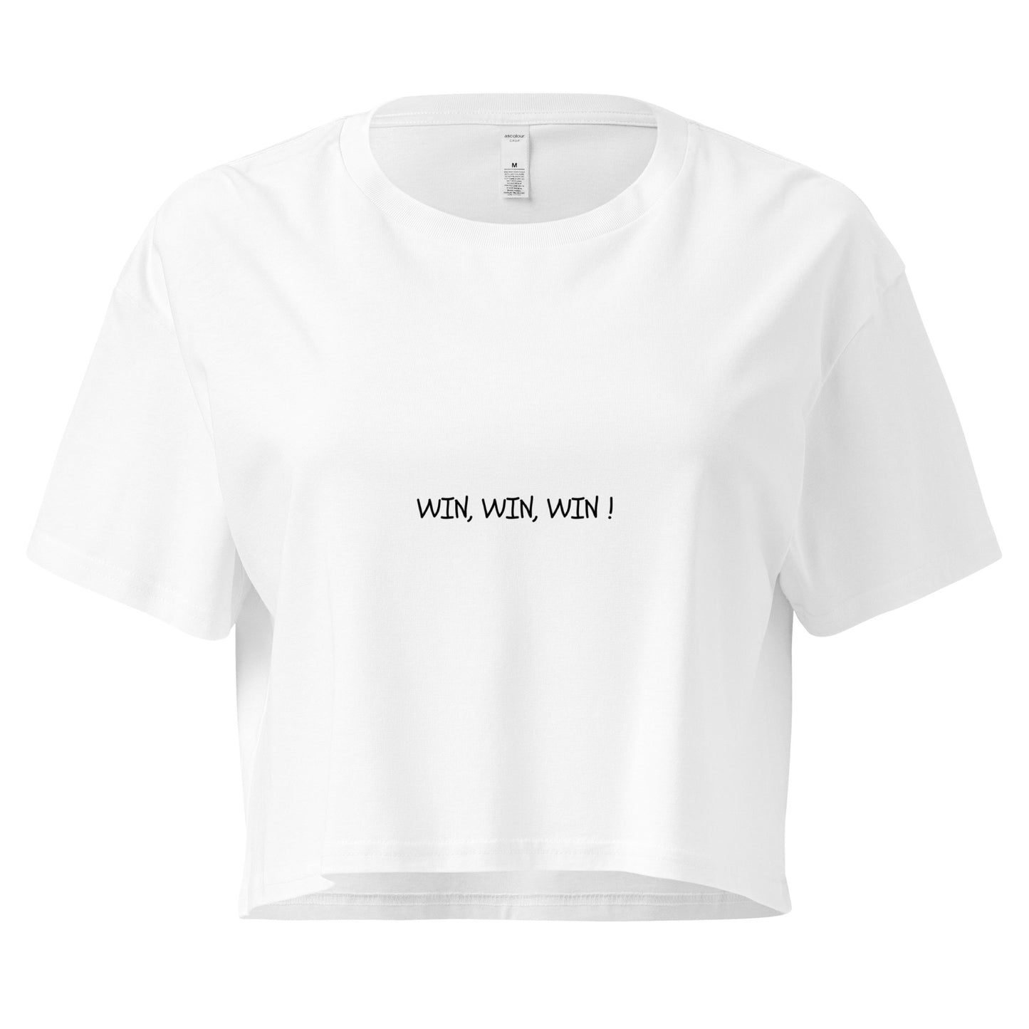 "Win!" Cropped Tee