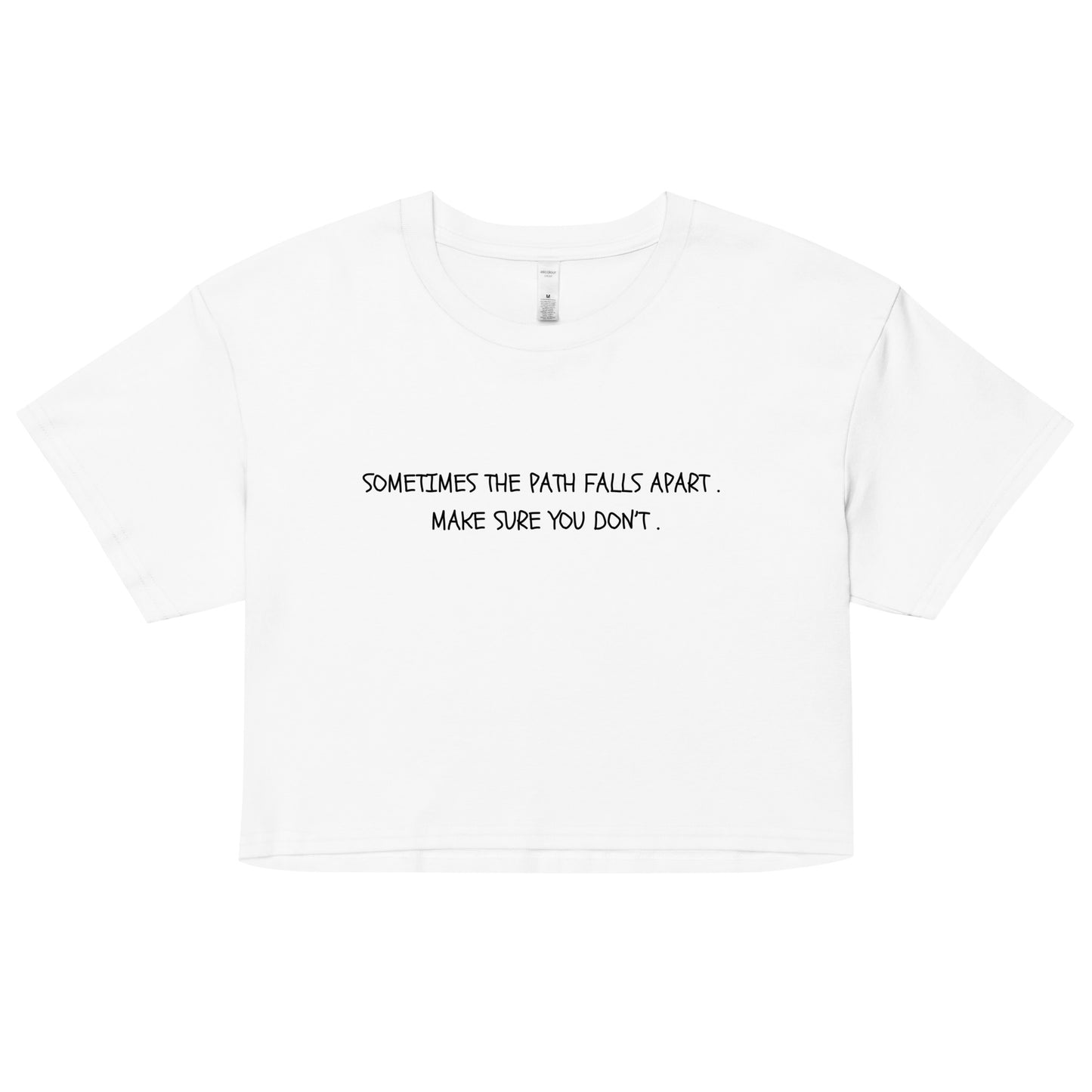 "The Path Falls Apart" Cropped Tee