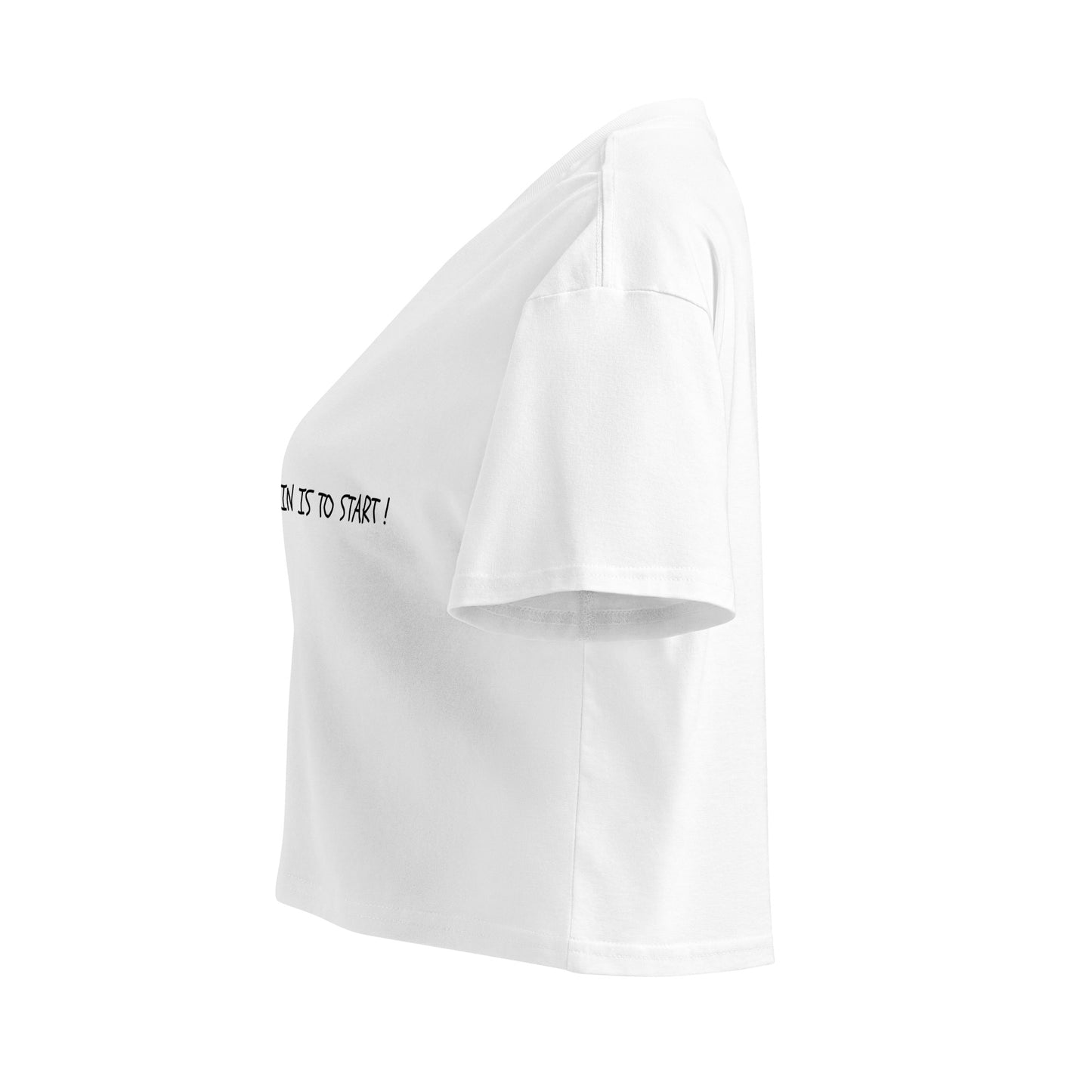"The Only Way To Win" Cropped Tee