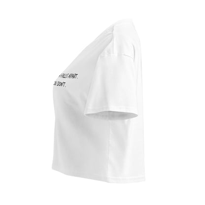 "The Path Falls Apart" Cropped Tee